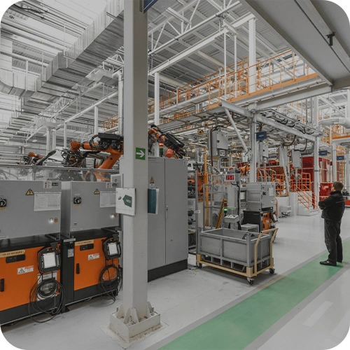 Usine moderne représentant le secteur des industries diverses