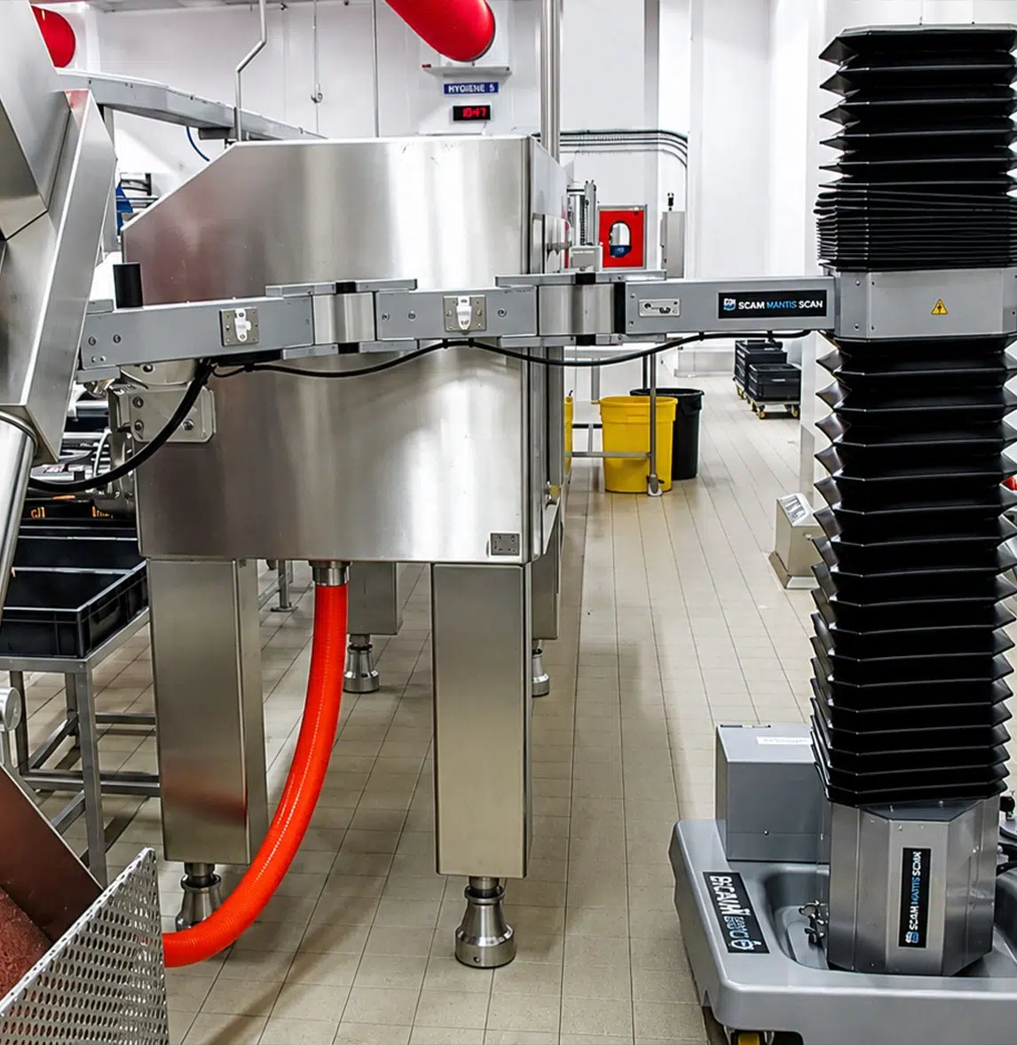 Neoditech SCARA PARTS manipulator arm in the food processing industry